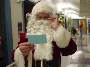 Bob Magner Jr. Playing Santa for Children at Boston Childrens Hospital