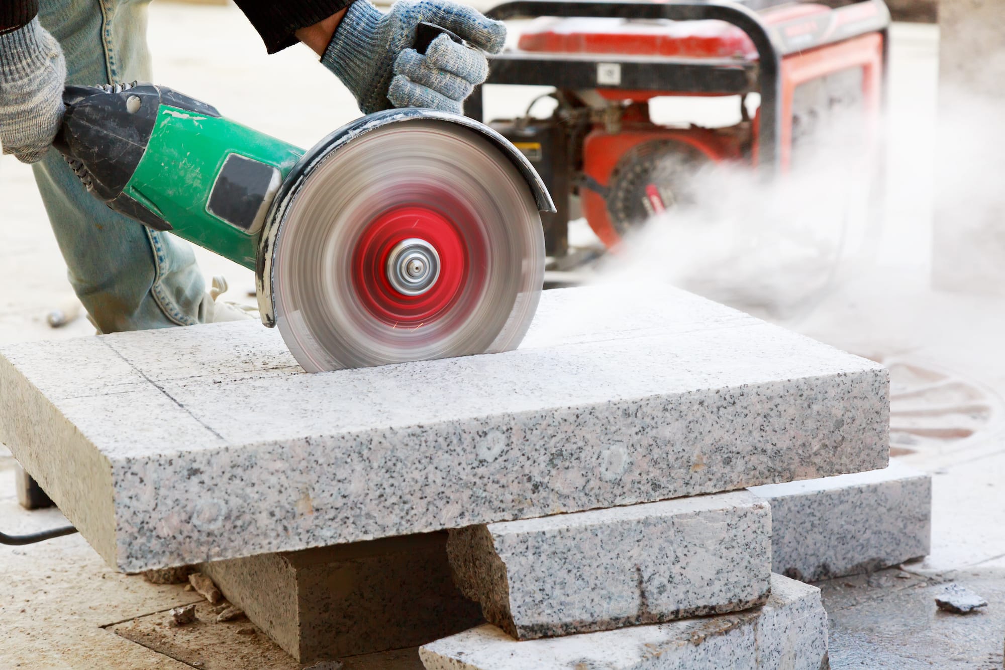 mason cutting granite slab insurance for masons