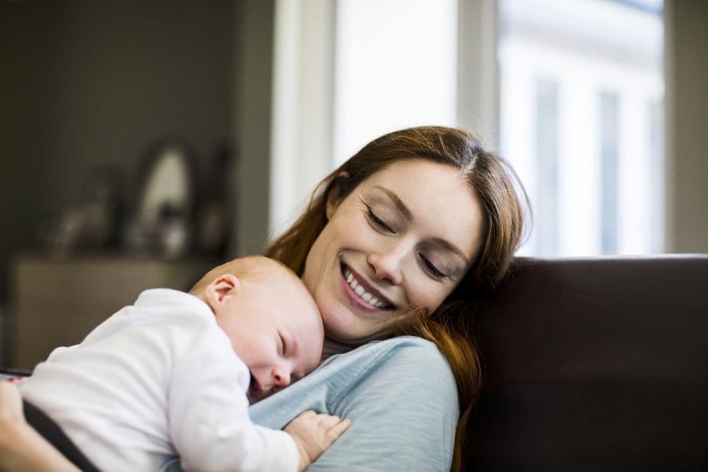 mother with infant life insurance in Massachusetts